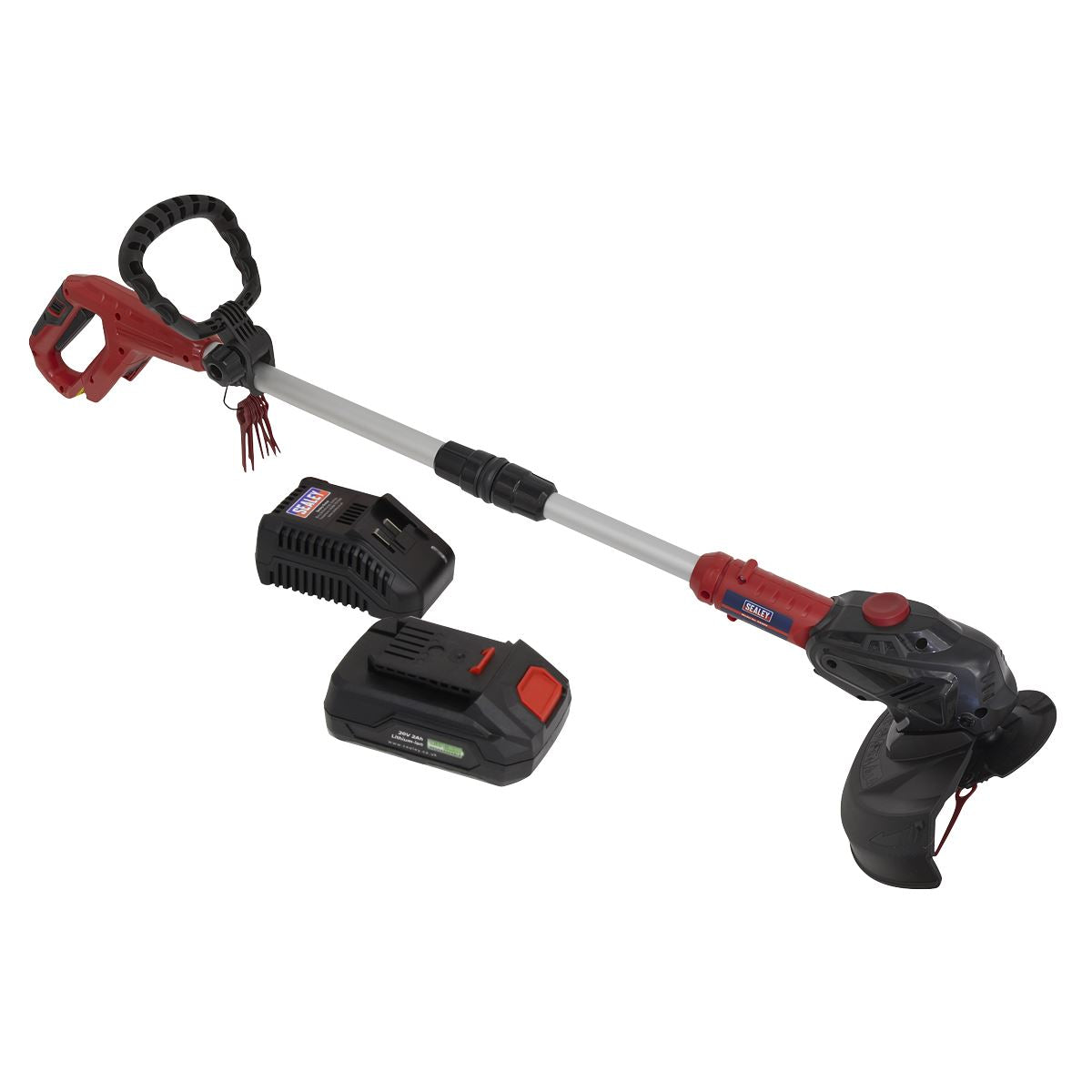 Sealey CS20VCOMBO2 Strimmer Cordless 20V SV20 Series with 2Ah Battery & Charger Sealey