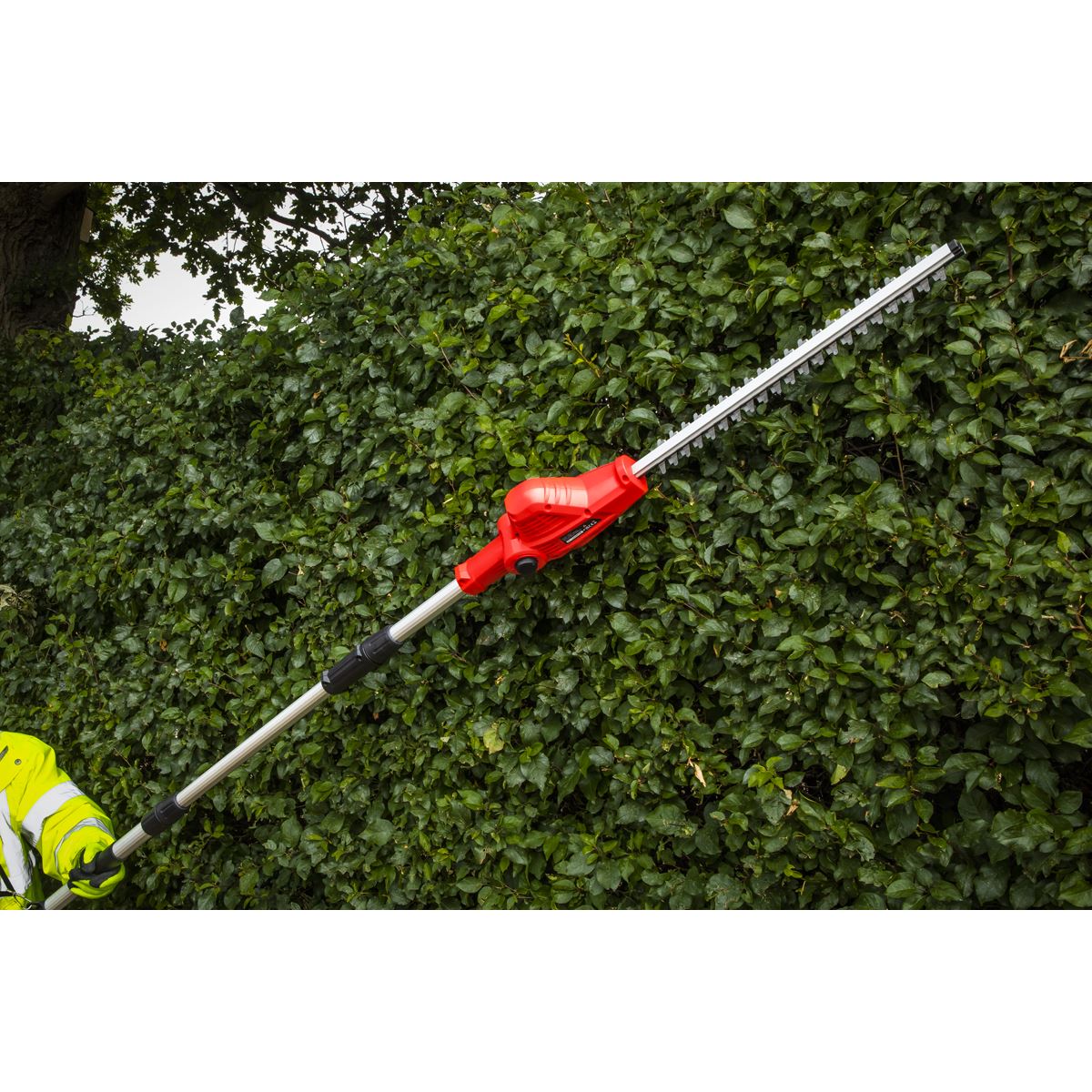 Sealey CP20VPHT Pole Hedge Trimmer 20V 45cm SV20 Series Cordless Accessory Sealey