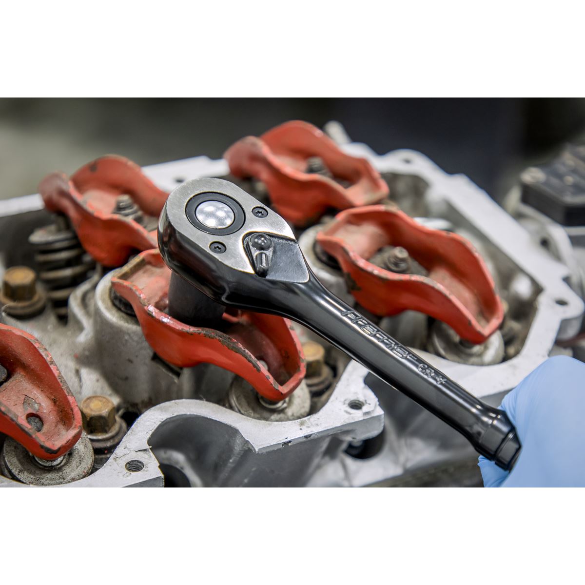 Sealey AK7999 Ratchet Wrench 1/2"Sq Drive - Premier Black Sealey