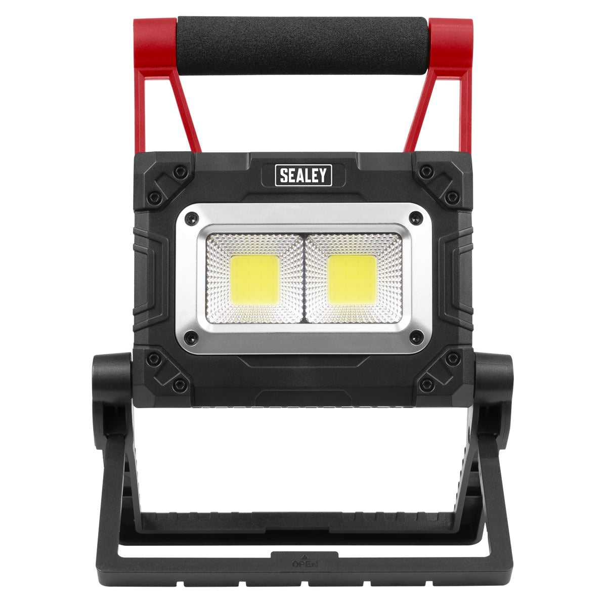 Sealey LEDFL15WS 15W COB LED Solar Powered Rechargeable Portable Floodlight Sealey