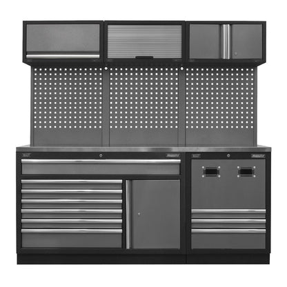 Sealey APMSSTACK14SS Modular Storage System Combo - Stainless Steel Worktop Sealey