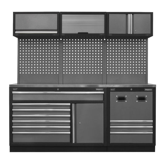 Sealey APMSSTACK14SS Modular Storage System Combo - Stainless Steel Worktop Sealey