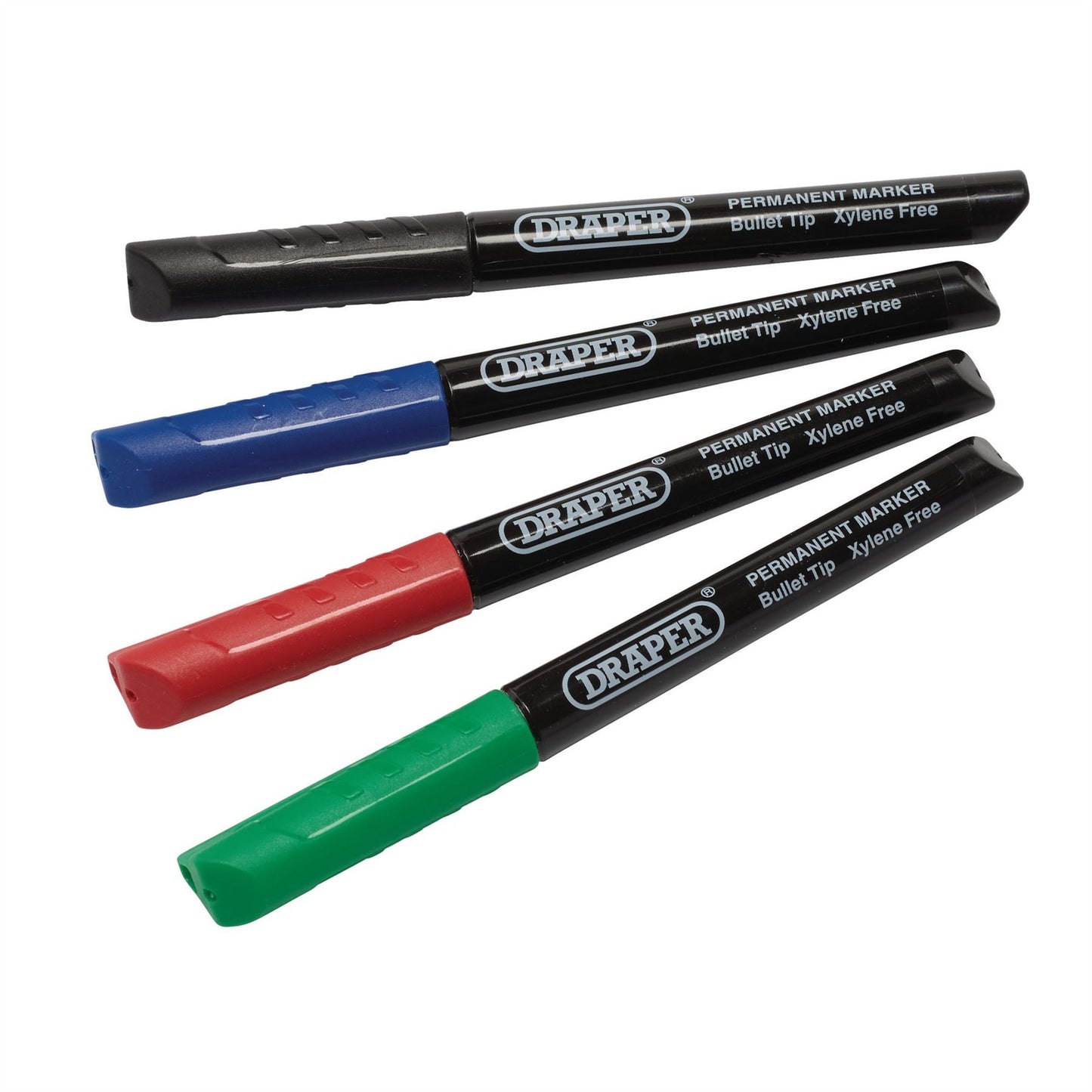 Draper 20943 Marker Pens Multicoloured Pack of 4 Draper