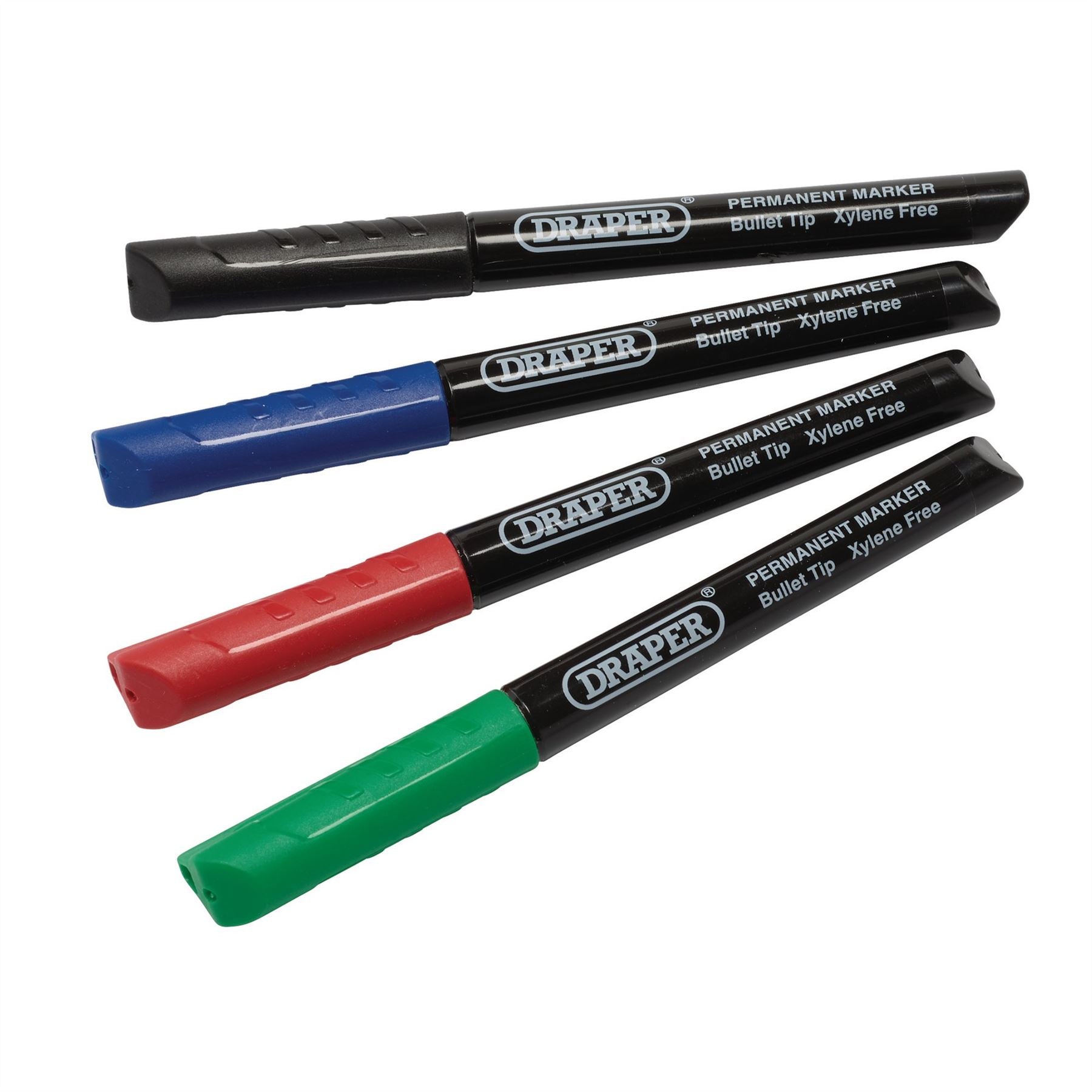 Draper 20943 Marker Pens Multicoloured Pack of 4 Draper