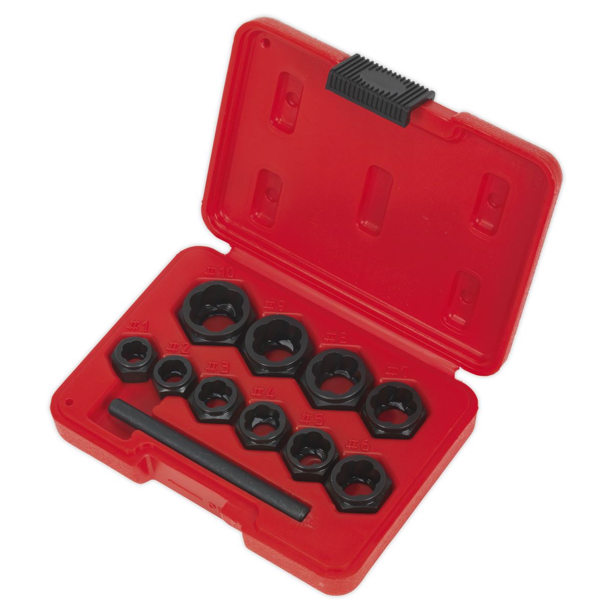Sealey AK8183 Bolt Extractor Set 11pc Spanner Type Sealey