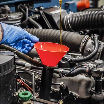 Sealey F92 Small Funnel Set 4pc Economy Fixed Spout Sealey