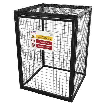 Sealey GCSC447 Safety Cage - 4 x 47kg Gas Cylinders Sealey