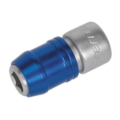 Sealey AK2738 Quick Release Bit Adaptor 10mm 3/8"Sq Drive Sealey