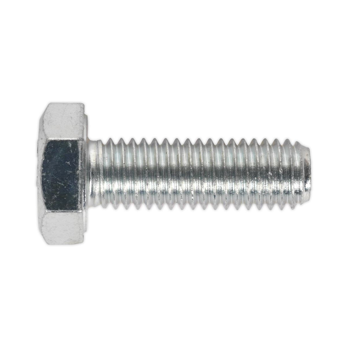 Sealey SS1030 HT Setscrew M10 x 30mm 8.8 Zinc Pack of 25 Sealey