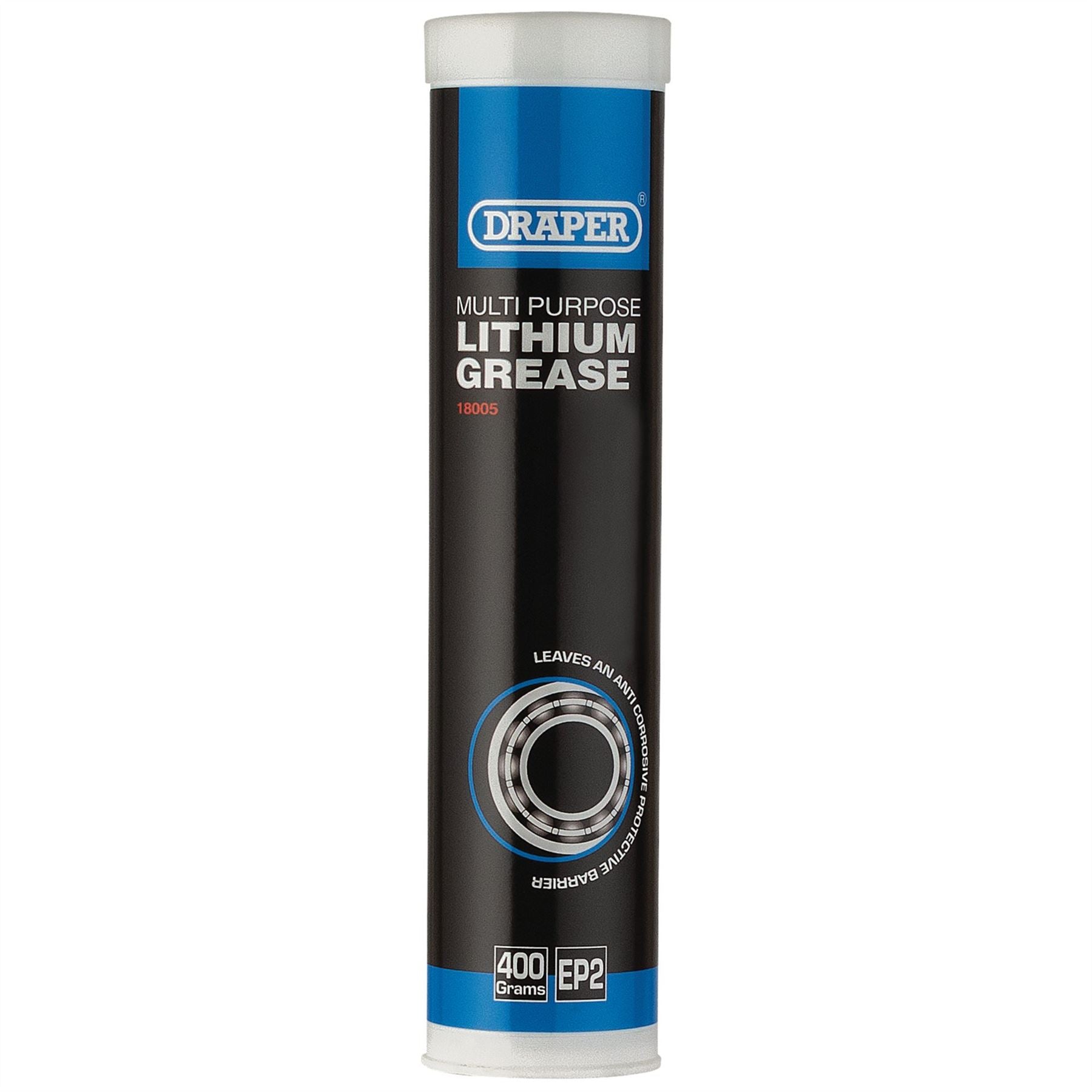 Draper 18005 Multi-Purpose Lithium Grease 400ml Cartridge Draper