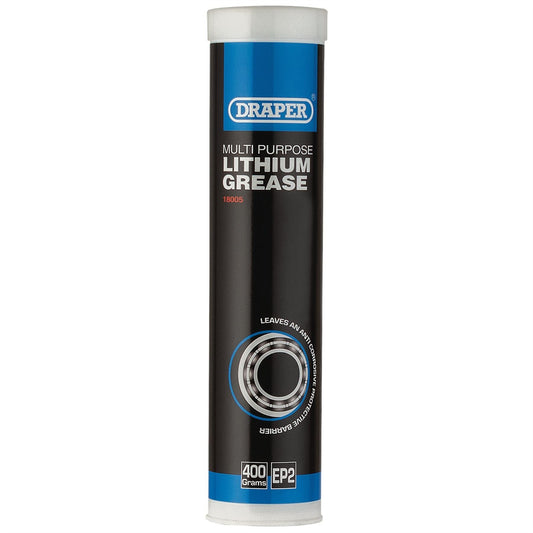 Draper 18005 Multi-Purpose Lithium Grease 400ml Cartridge Draper