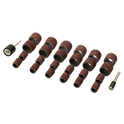 Draper 08955 Sanding Drums and Holders for D20 Engraver/Grinder 26 Piece Draper
