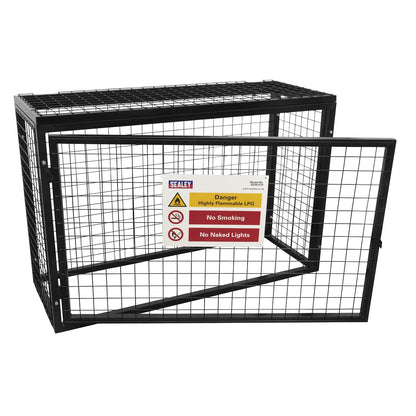 Sealey GCSC419 Safety Cage - 4 x 19kg Gas Cylinders Sealey