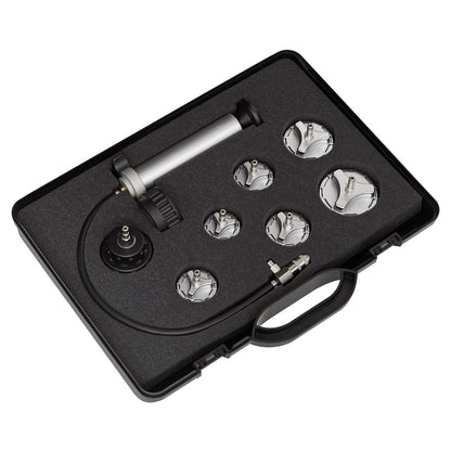 Sealey CV0011 Cooling System Pressure Test Kit 7pc - Commercial Sealey