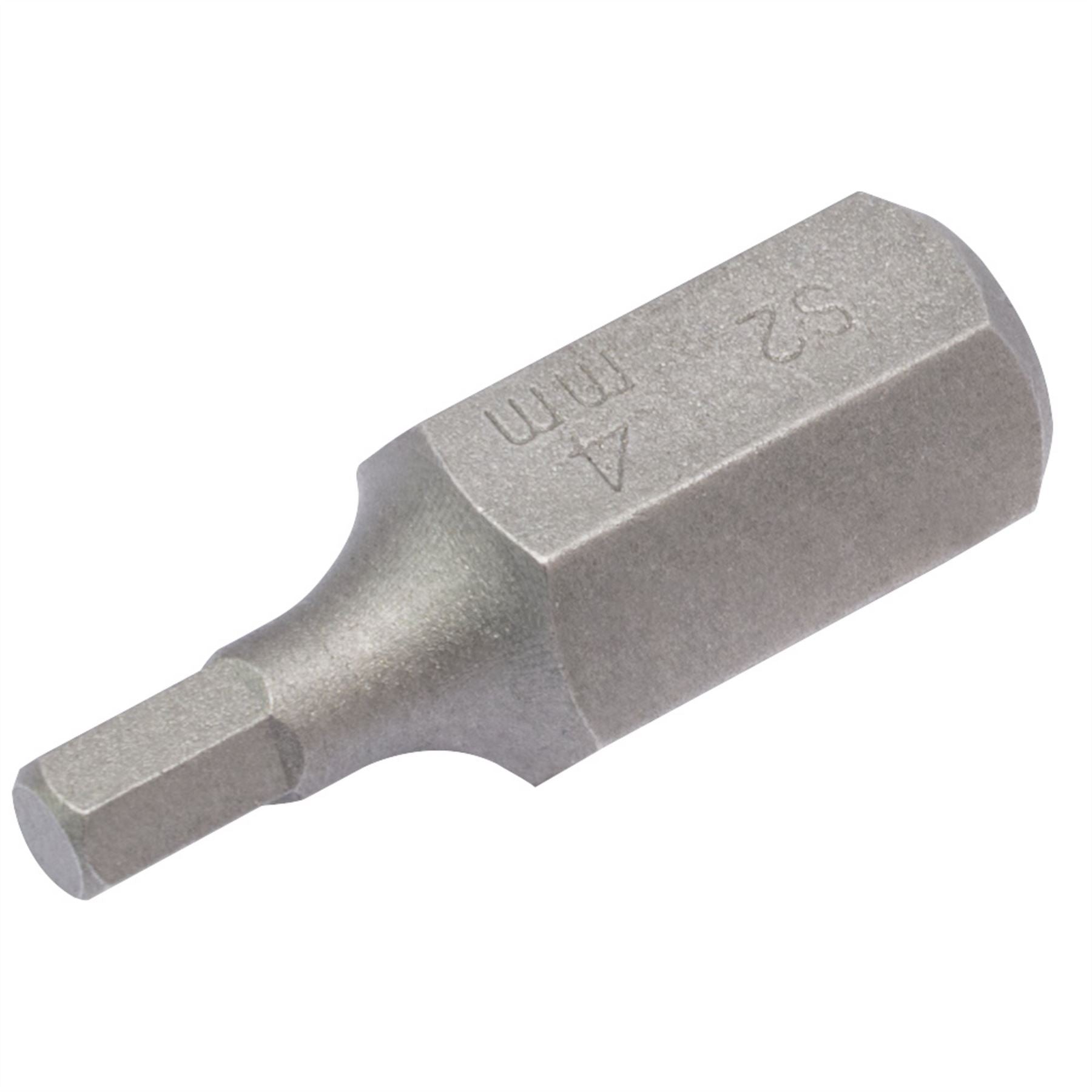 Draper 33325 4mm x 30mm Hexagonal 10mm Insert Bit for Mechanics Bit Sets Draper
