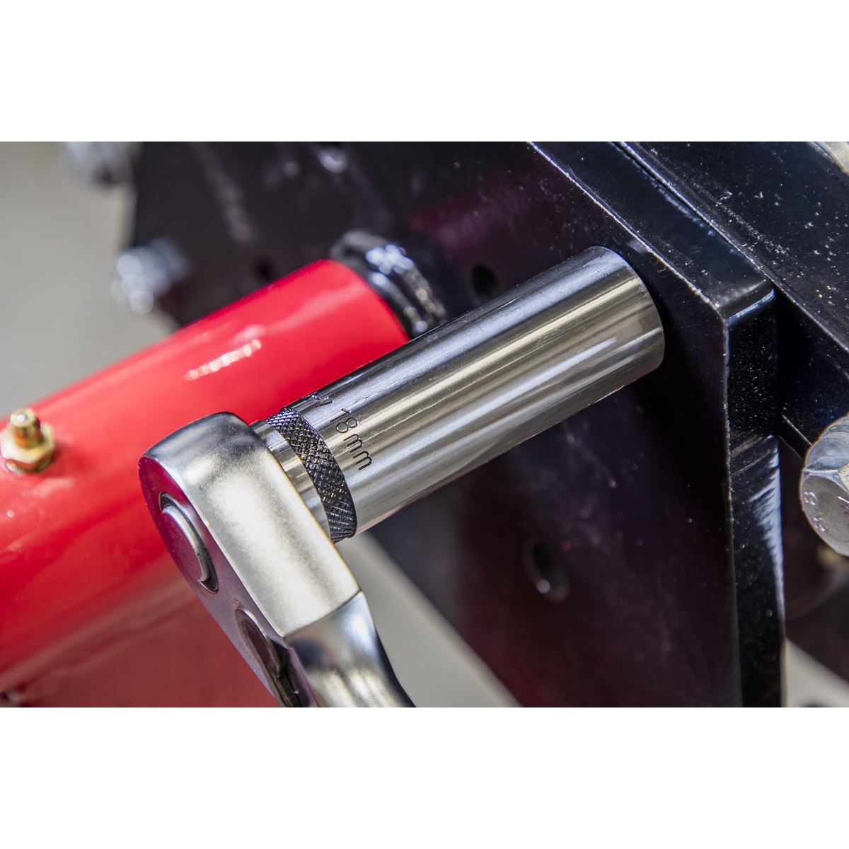 Sealey AK7995 Socket Set Deep 13pc 1/2"Sq Drive Metric - Premier Black Sealey