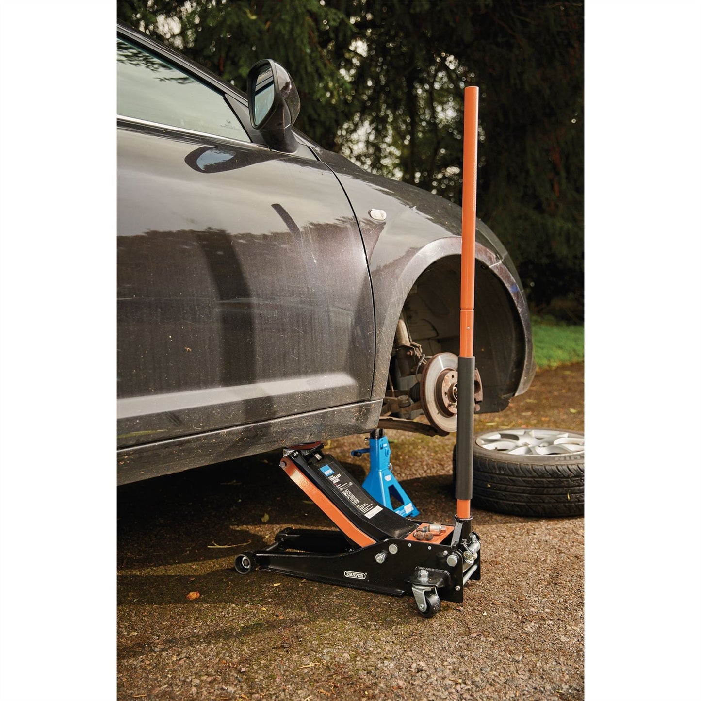 Draper 28494 Trolley Jack 3 Tonne Orange Draper