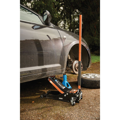 Draper 28494 Trolley Jack 3 Tonne Orange Draper