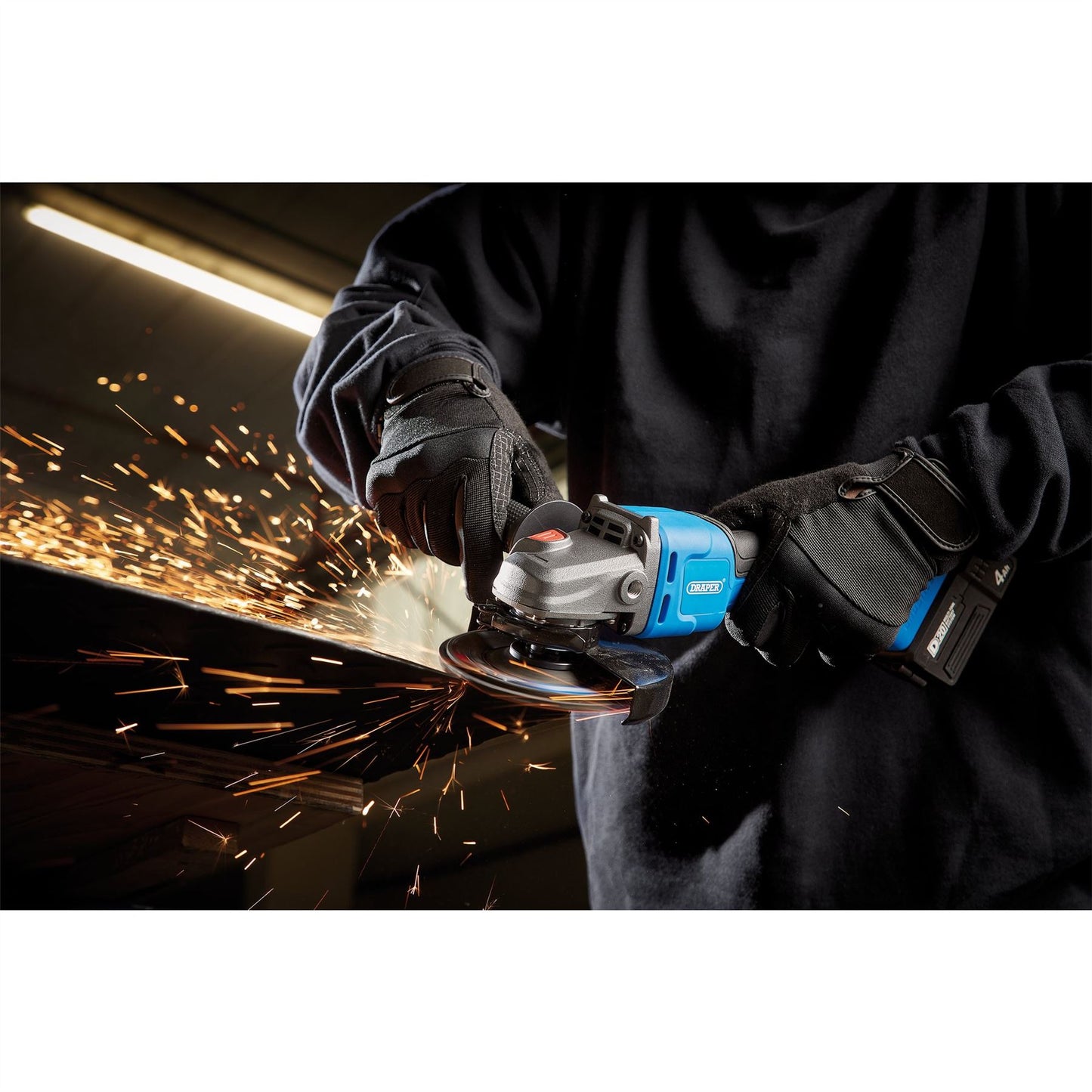 Draper 98104 D20 20V Brushless Angle Grinder 115/125mm Sold Bare Draper