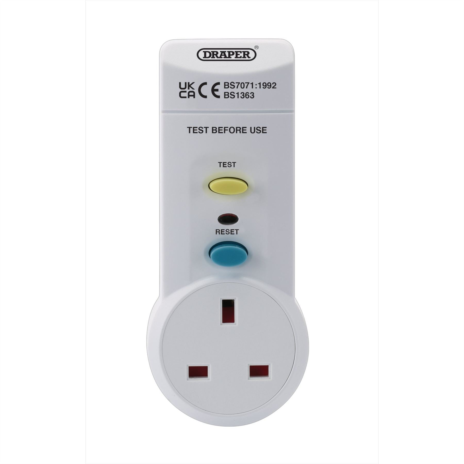 Draper 10205 RCD Adaptor 220-250v/50Hz 13 AMP Draper