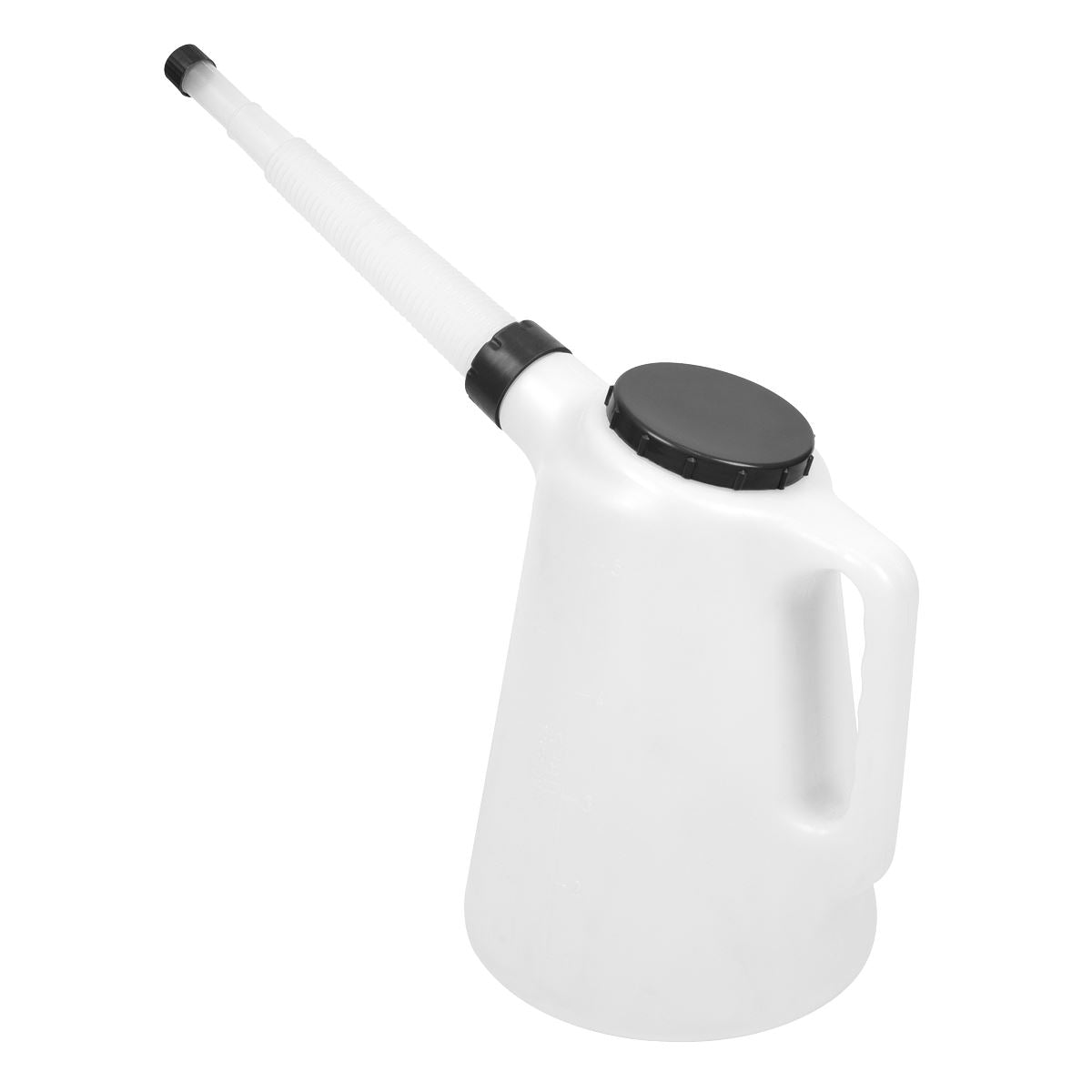 Sealey JDL5SET Oil Containers with Lid & Flexible Spout 5L - Set of 5 Sealey