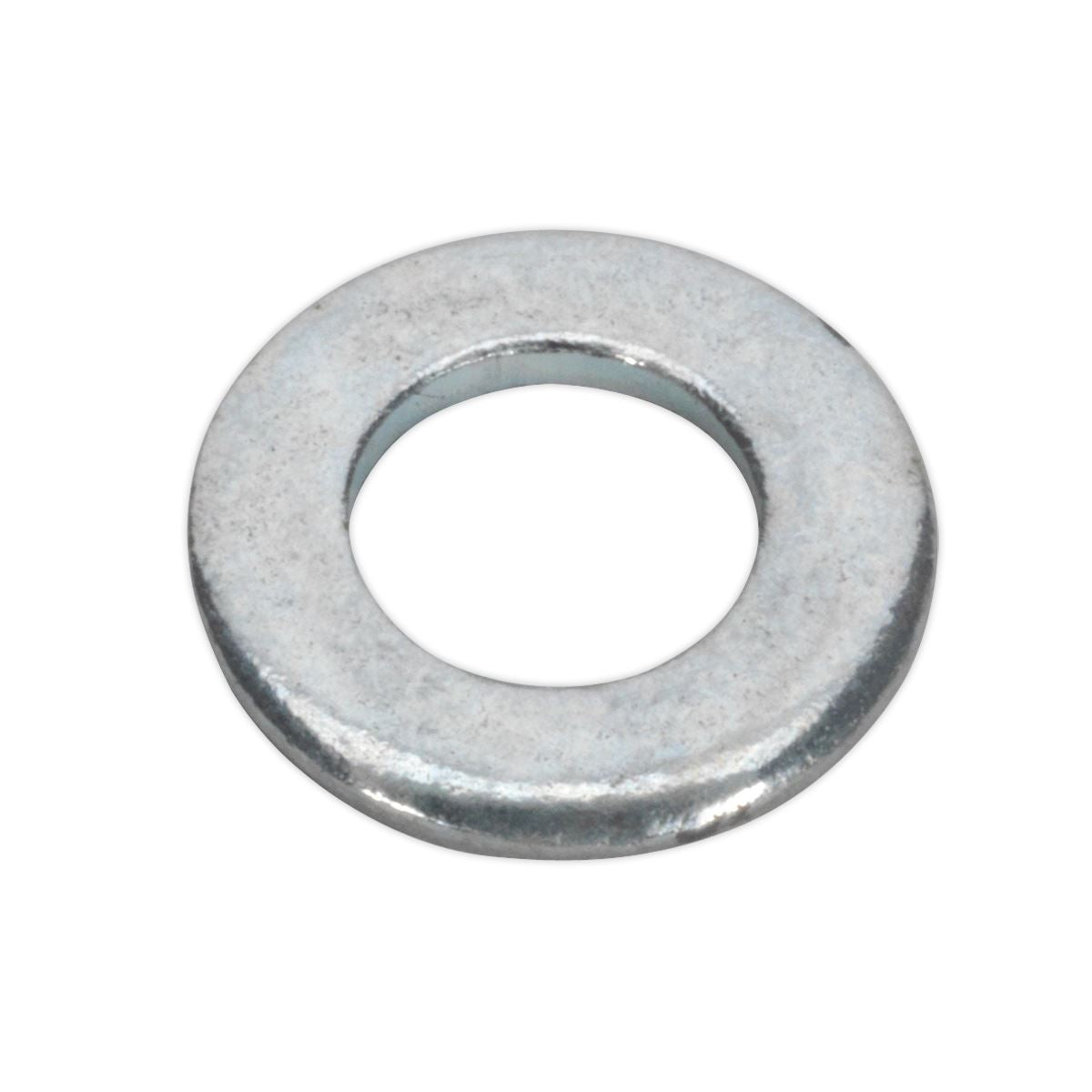 Sealey FWA49 Flat Washer DIN 125 - M4 x 9mm Form A Zinc Pack of 100 Sealey