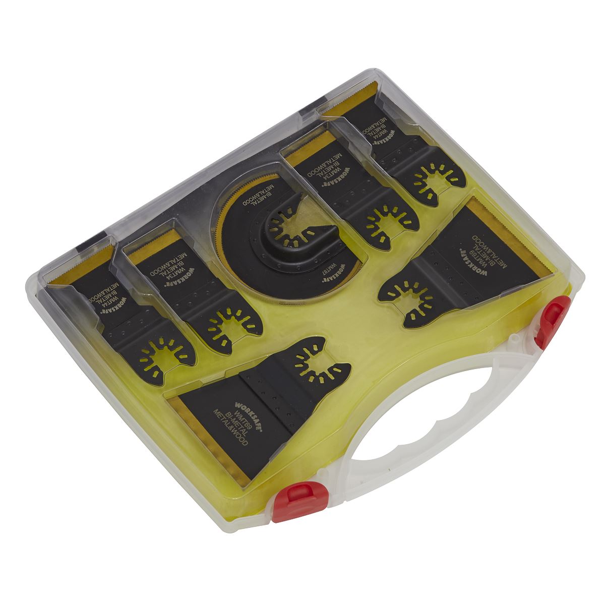 Sealey WMTSET Multi-Tool Blade Set Metal & Wood 7pc Sealey