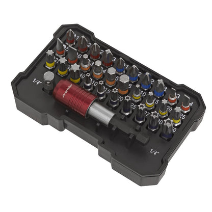 Sealey AK2110 Colour-Coded Bit Set 32pc Sealey
