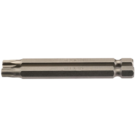 Draper 66852 TX-STAR® Insert Bit 1/4" Hex 75mm Long T30 Pack of 2 Draper