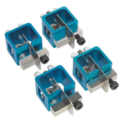 Sealey AK6805 Butt Welding Clamp Set 4pc Sealey