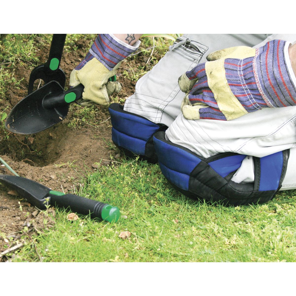 Sealey SSP63 Heavy-Duty Double Gel Knee Pads - Pair Sealey