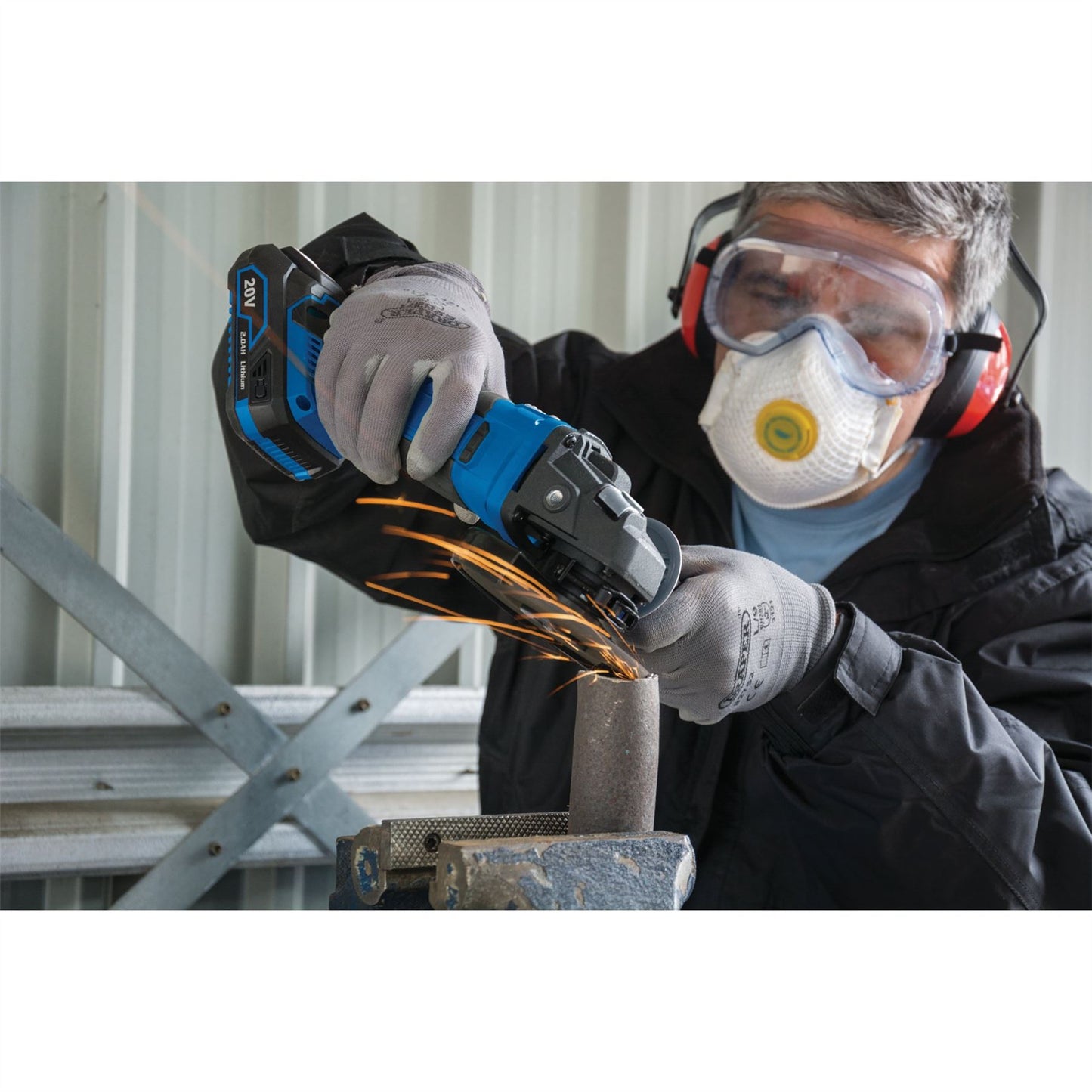 Draper 89521 Storm Force® 20V Angle Grinder 115mm Sold Bare Draper