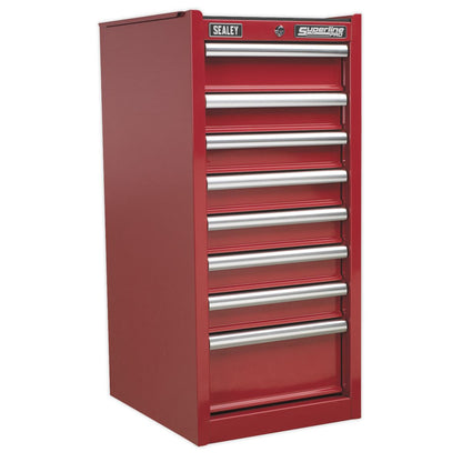 Sealey AP33589 Hang-On Chest 8 Drawer with Ball-Bearing Slides - Red Sealey