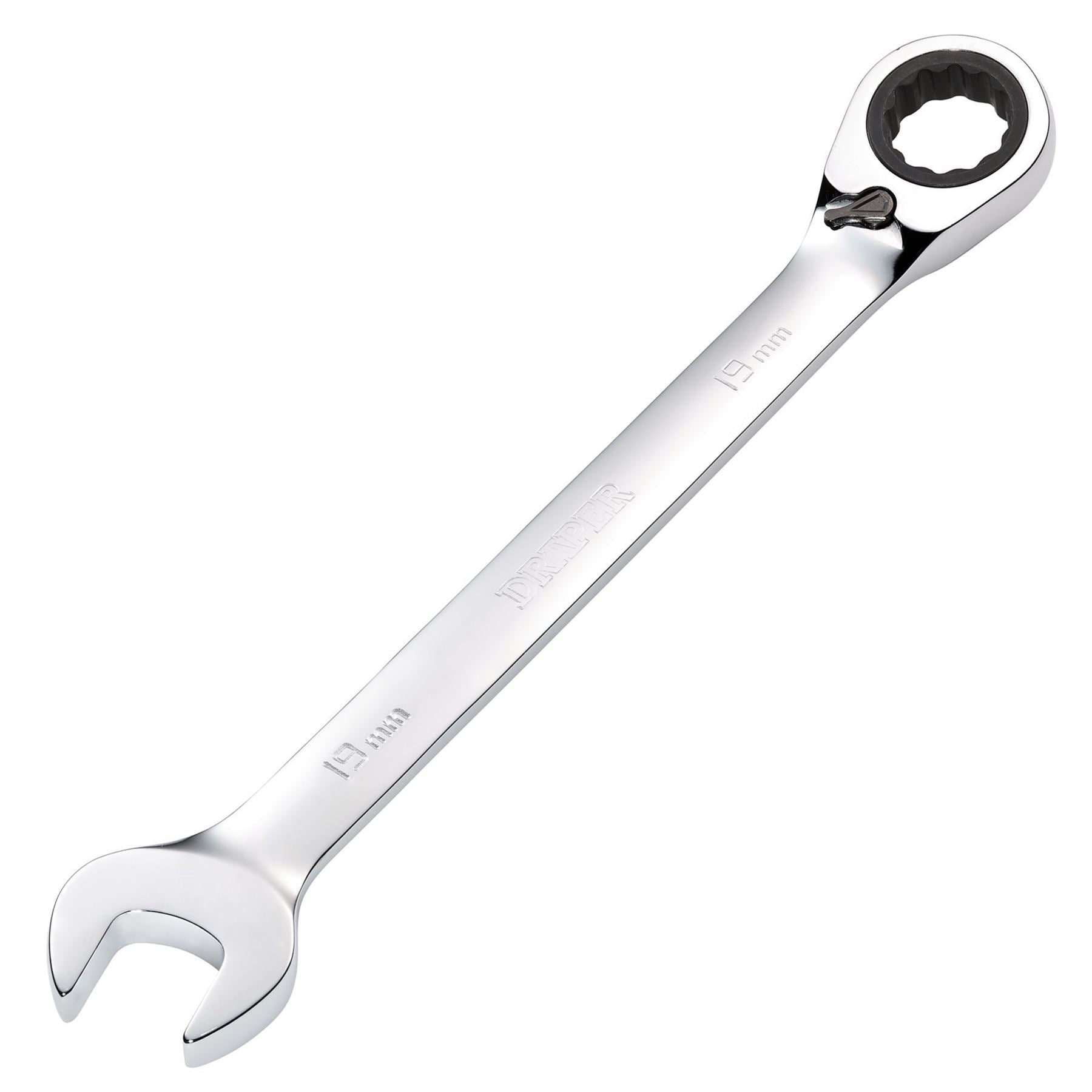 Draper 52008 HI-TORQ® Metric Reversible Ratcheting Combination Spanner 19mm Draper