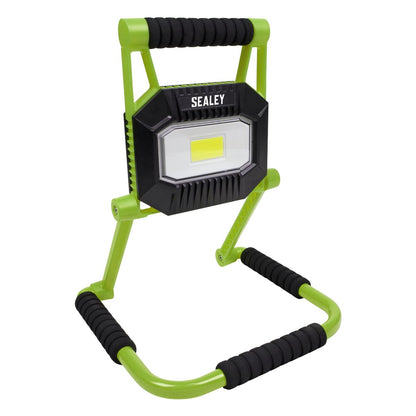 Sealey LEDFL20W Rechargeable Portable Fold Flat Floodlight 20W COB LED Lithium-ion Sealey