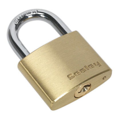 Sealey PL101 Brass Body Padlock 40mm Sealey