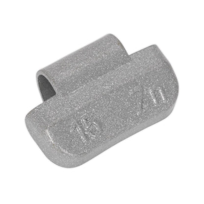 Sealey WWAH15 Wheel Weight 15g Hammer-On Plastic Coated Zinc for Alloy Wheels Pack of 100 Sealey