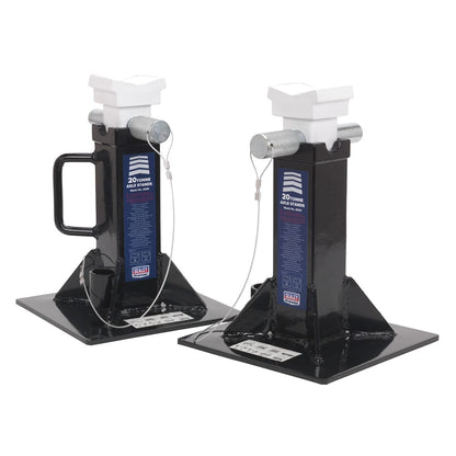 Sealey AS20 Premier Axle Stands (Pair) 20 Tonne Capacity per Stand Sealey