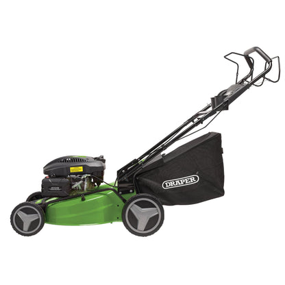 Draper 08673 Self-Propelled Petrol Lawn Mower with Mulching 510mm 173cc/4.4HP Draper