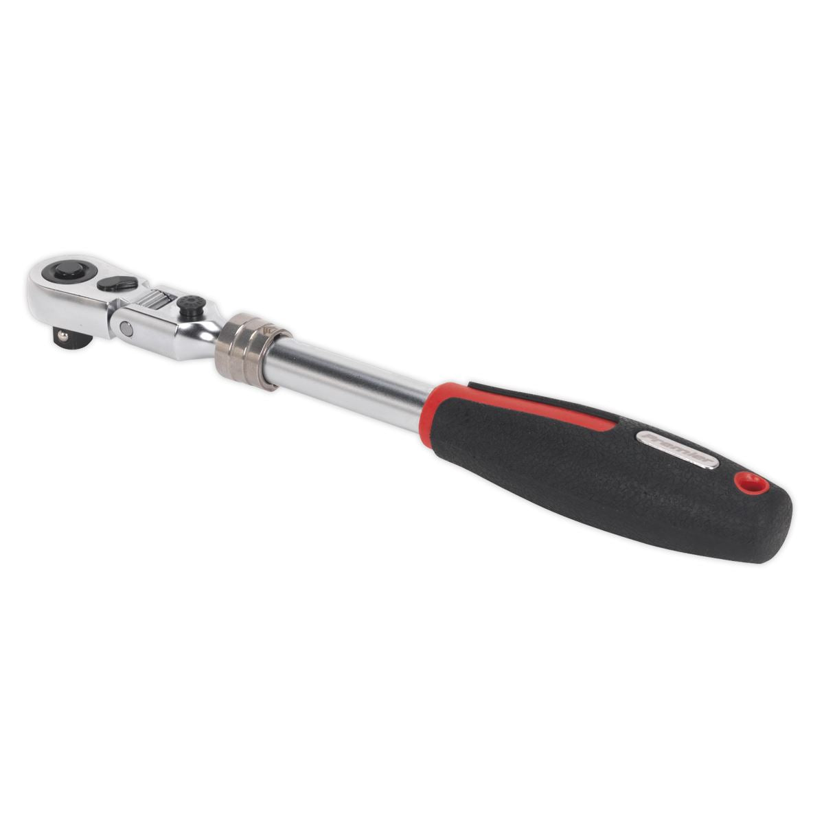 Sealey AK8983 Ratchet Wrench 3/8"Sq Drive Flexi-Head Extendable Premier Platinum Sealey