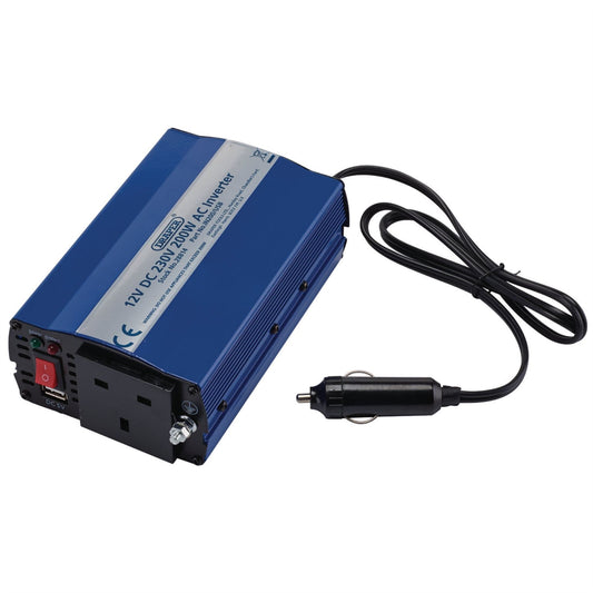 Draper 28814 12V DC-AC Inverter 200W Draper