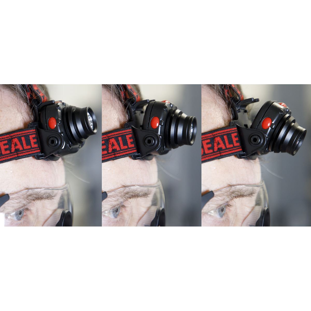 Sealey HT106LED Head & Hat Torch with Auto-Sensor 3W SMD LED Sealey