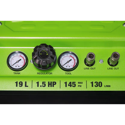 Sealey SAC1900 19L Oil Free Direct Drive Air Compressor 1.5hp Sealey