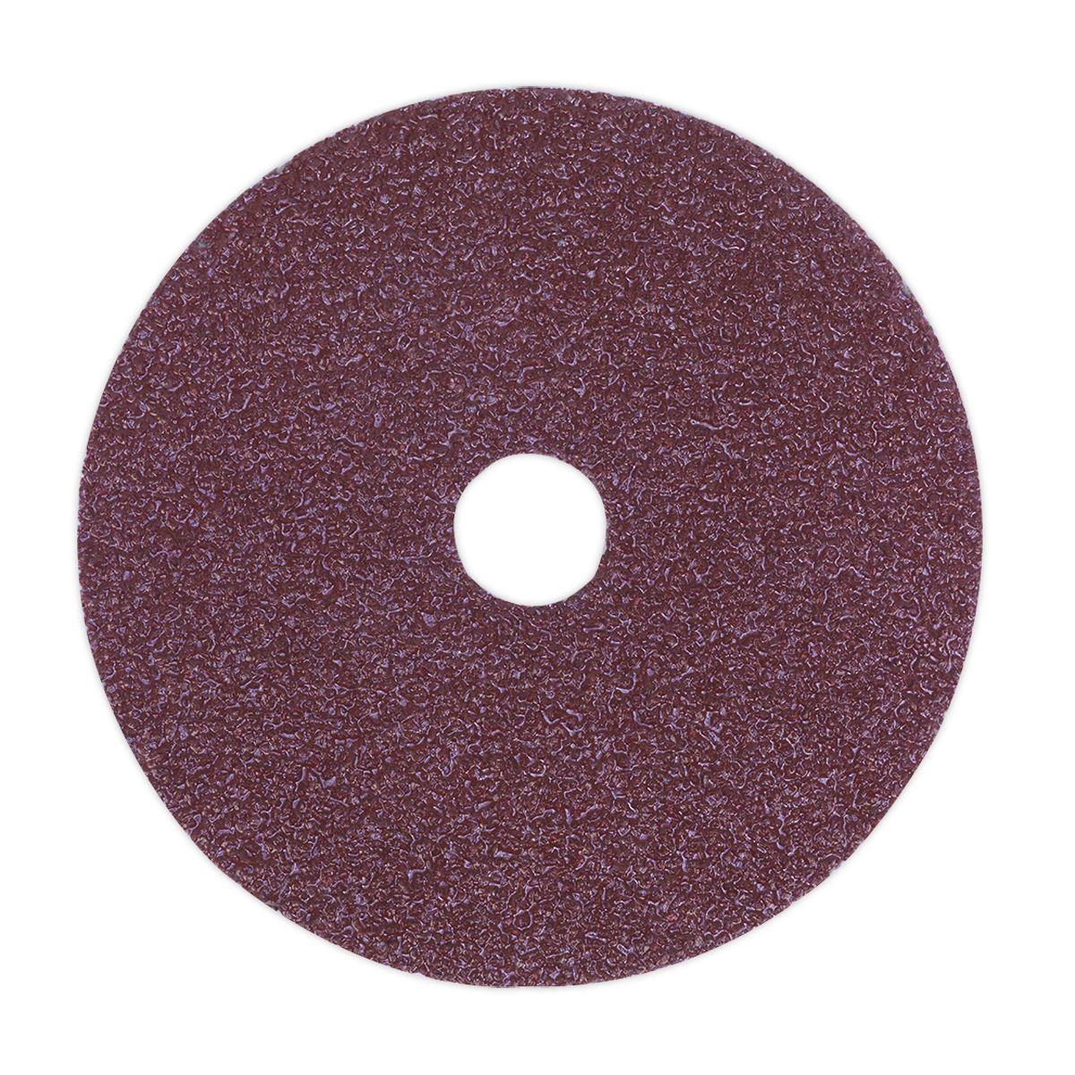 Sealey FBD10050 Sanding Disc Fibre Backed Ø100mm 50Grit Pack of 25 Sealey
