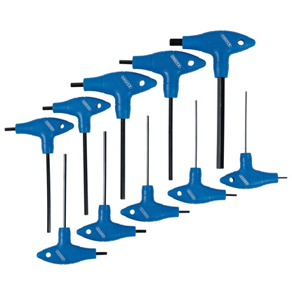 Draper 33869 Metric T-Handle Hex Key Set 10 Piece Draper