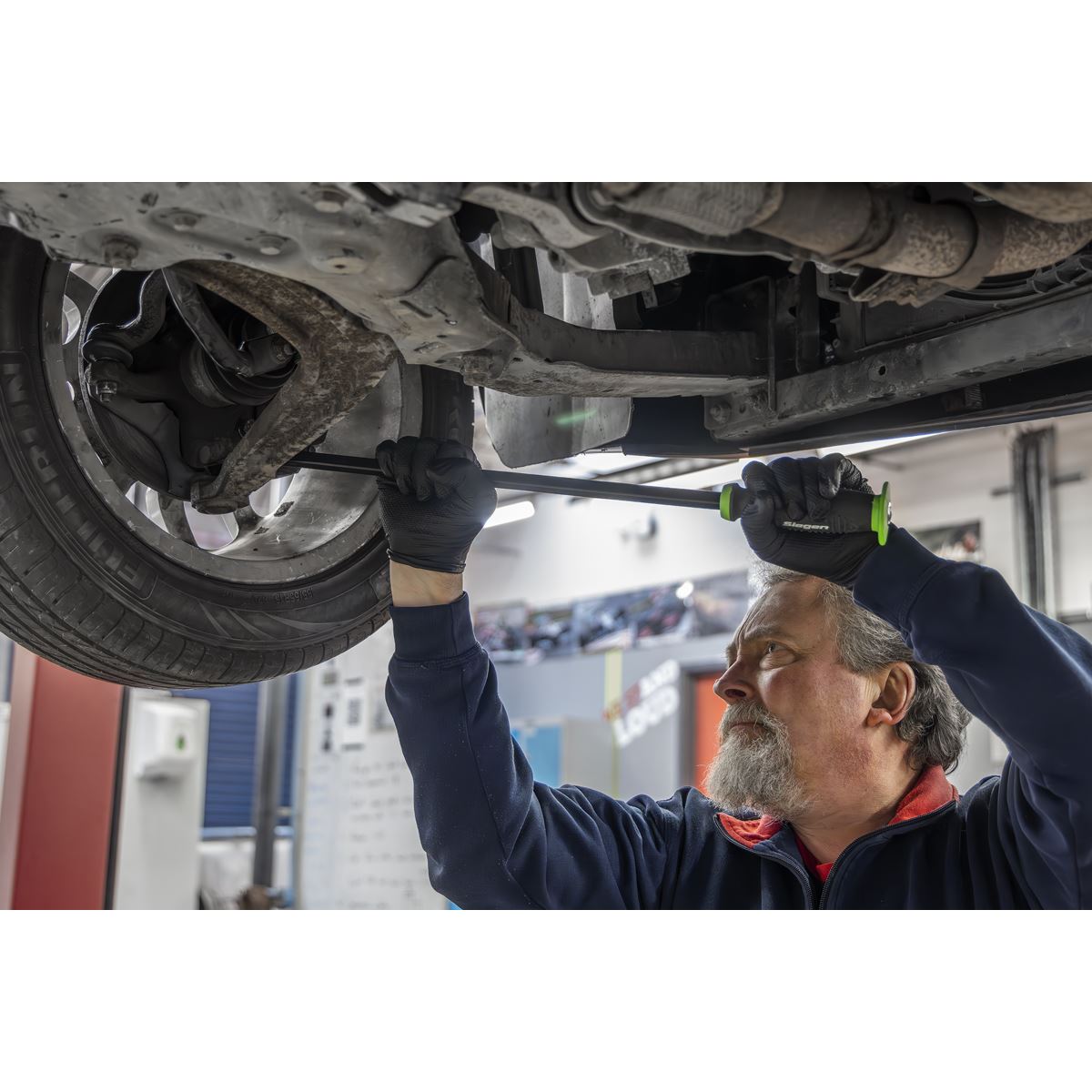 Siegen S0559 Pry Bar with Hammer Cap 610mm 25° Siegen