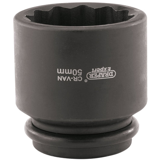 Draper 33319 Hub Nut Impact Socket 3/4" Sq. Dr. 50mm Draper
