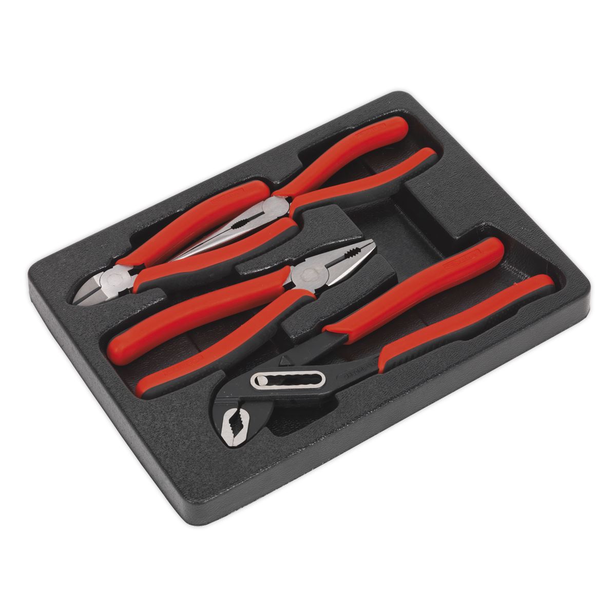 Sealey AK8579 Pliers Set 4pc Sealey