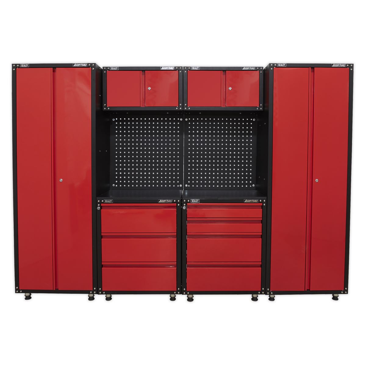 Sealey APMS80COMBO2 American PRO® 2.6m Storage System Sealey