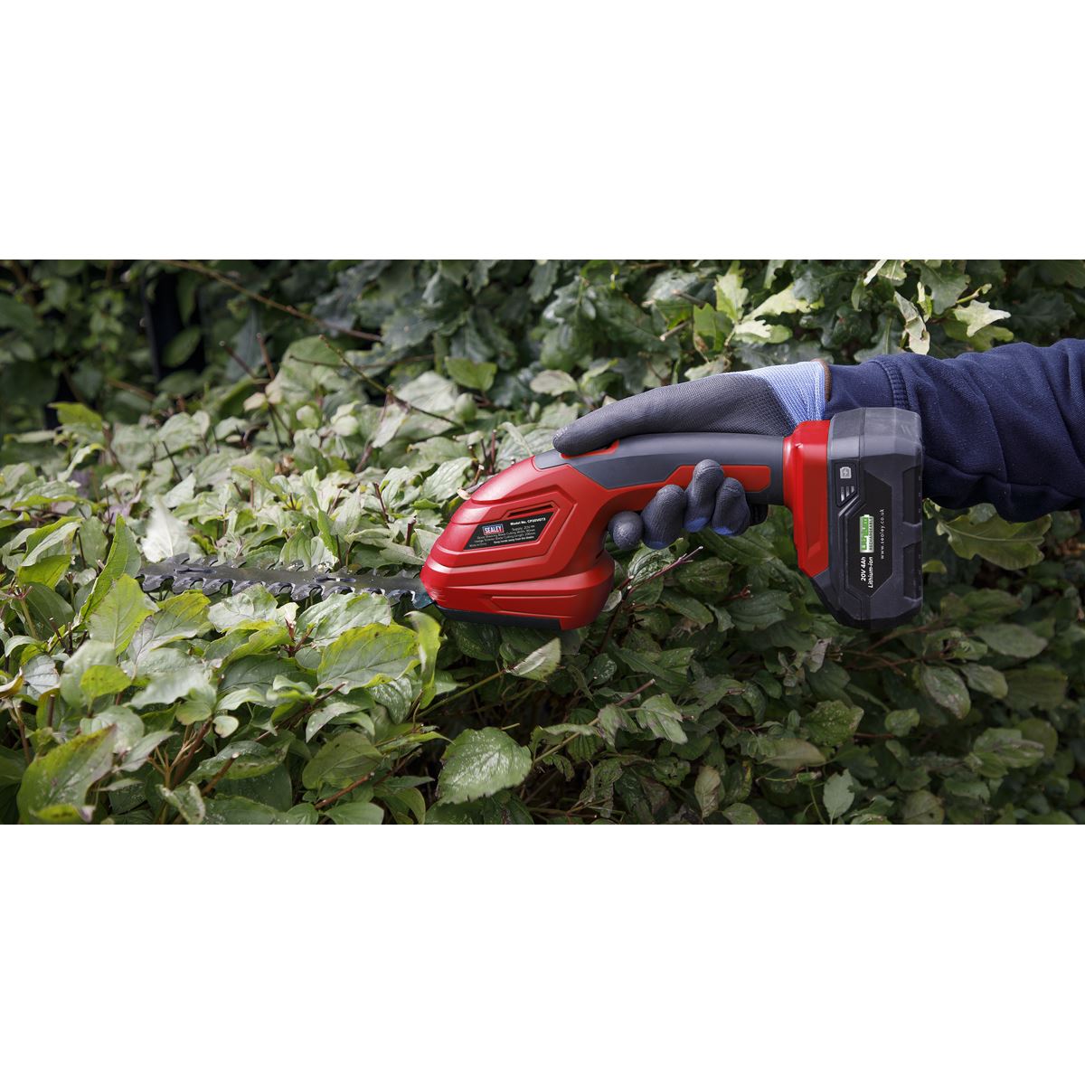 Sealey CP20VGT3 Cordless 20V SV20 Series 3-in-1 Garden Tool - Body Only Sealey